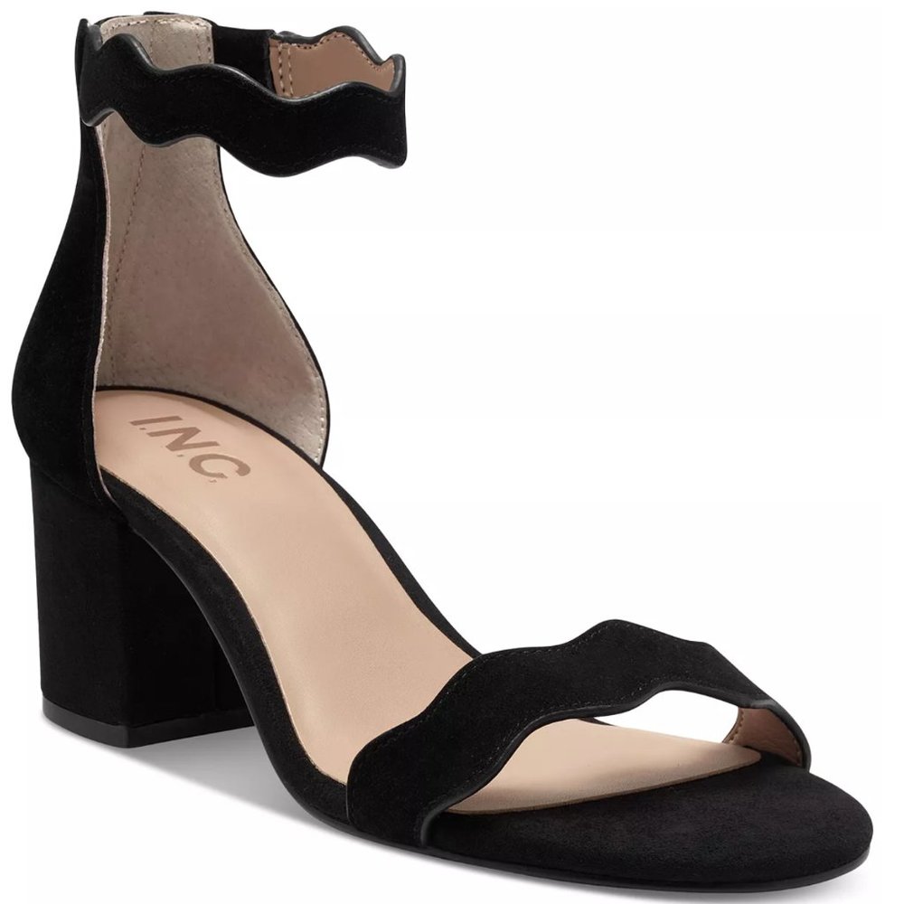 INC International Concepts Hadwin Scallop Heels/Sandals (Size 7M)